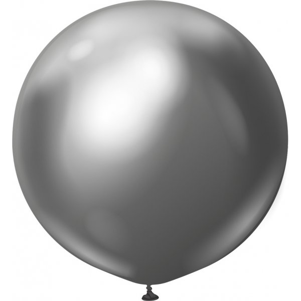 Ballonger ensfarget - Premium 60 cm - Space Grey Chrome Ballonger ensfarget - Premium 60 cm - Space Grey Chrome