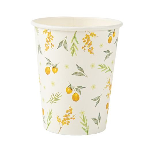 Papirkopper - Blomster - 8-pakning - Papirkopper til fester