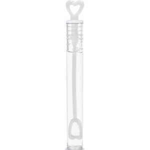 Bryllupsbobler - Hjerteformet - 6-pakning - Hvit