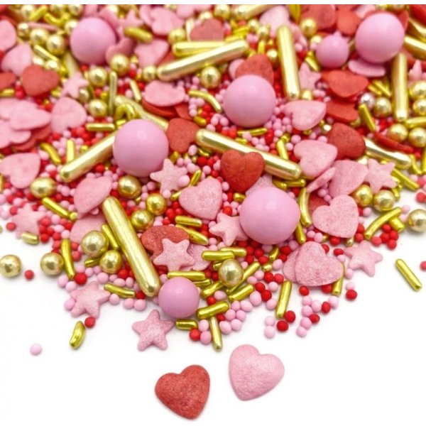 Strøblanding - Head Over Heels - 90g - Happy Sprinkles Strøblanding - Head Over Heels - 90g - Happy Sprinkles