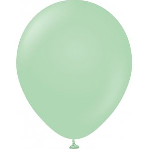 Ballonger ensfarget - Premium 45 cm - Makarongrnn