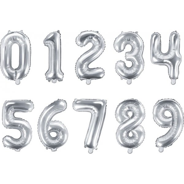 Tallballong - Sølv - 35 cm Tallballong - Sølv - 35 cm
