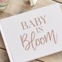 Gjestebok - Baby i blomst