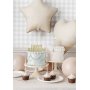 Kaketallerken - Liten - Beige