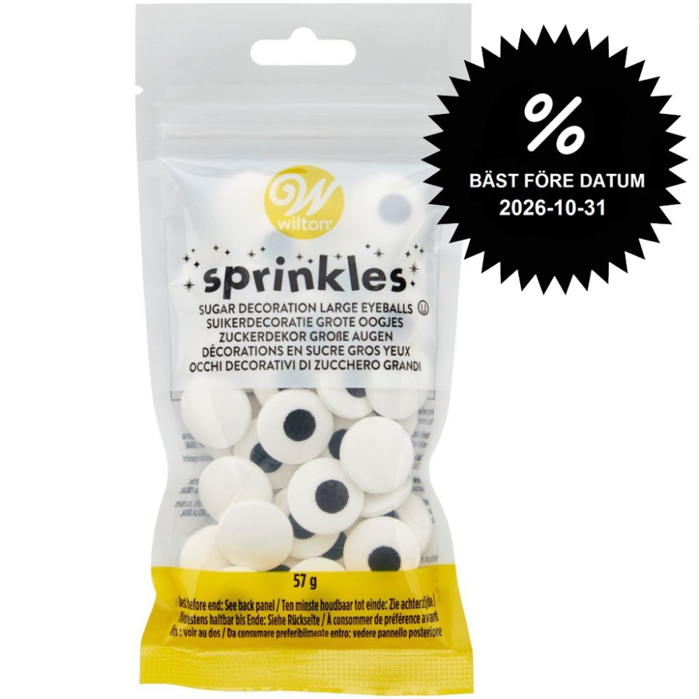 Sukkerøyne – Store – Wilton – ca. 42 stk *Kort dato* – Halloween-baking, Halloween