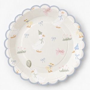 Papptallerkener - Bursdagsand - 22 cm - Lavendelblå - 8-pakning Papptallerkener - Bursdagsand - 22 cm - Lavendelblå - 8-pakning