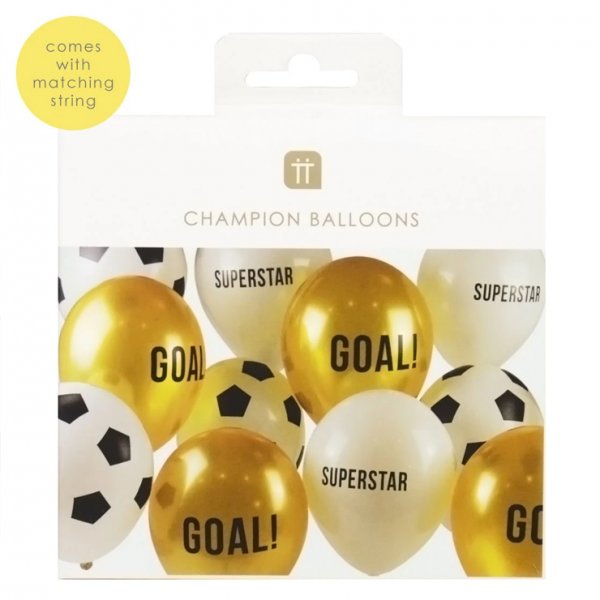 Ballonger - GOAL! - Champion - 12-pakning Ballonger - GOAL! - Champion - 12-pakning
