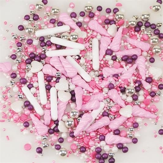 Strøblanding – Enhjørningsblanding – SweetKitchen – 40 g – Dryssblandinger, Sprinkles