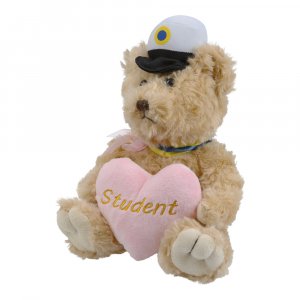 Studentteddybjrn - Rosa hjerte