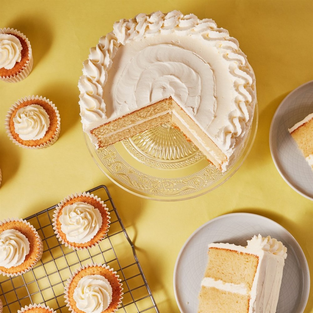 Bakemiks - Vaniljekake - Til svampekake eller cupcakes - 500 gram - Bakeblandinger