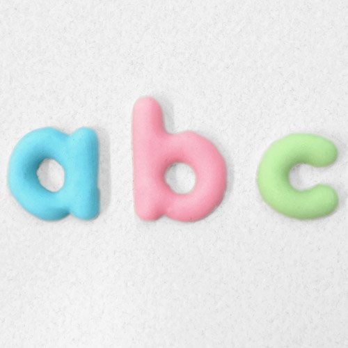 Silikonform - Små bokstaver Silikonform - Små bokstaver