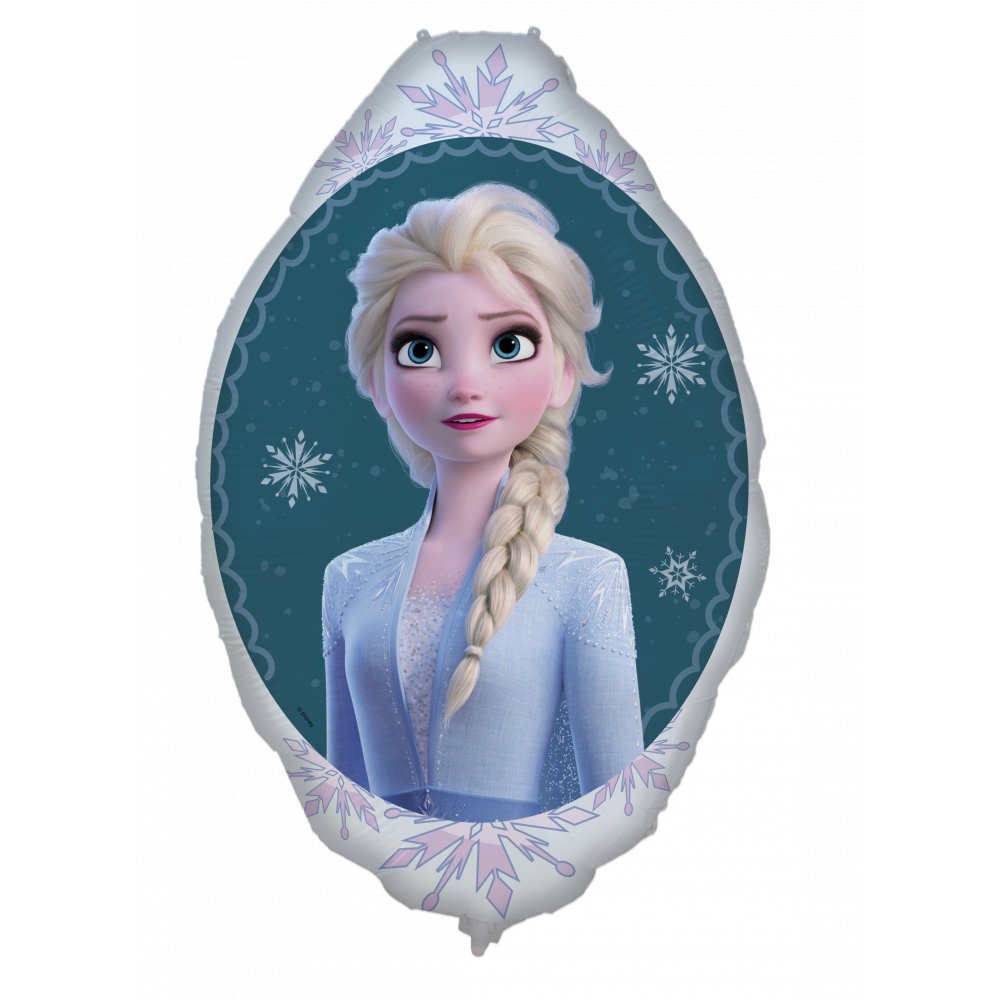 Folieballong - Frost/Frost - Elsa - 90x68 cm