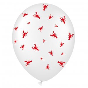 Ballonger - Kreps - Hvit - 6-pakning