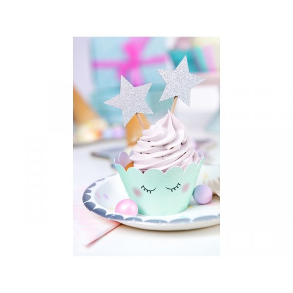 Cupcake-papir Enhj�rning - Make A Wish