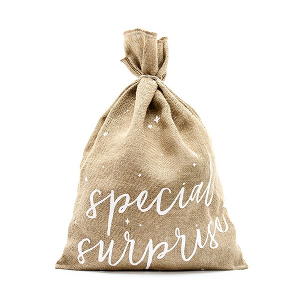 Jutepose - Spesiell overraskelse Jutepose - Spesiell overraskelse