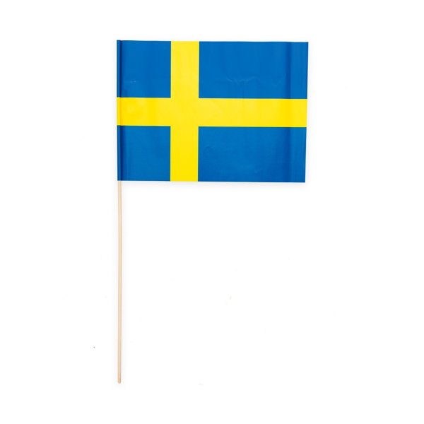 Håndflagg - Papir - Sverige - 10-pakning Håndflagg - Papir - Sverige - 10-pakning