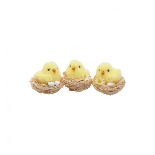 Sm kyllinger i reir - 3-pakning