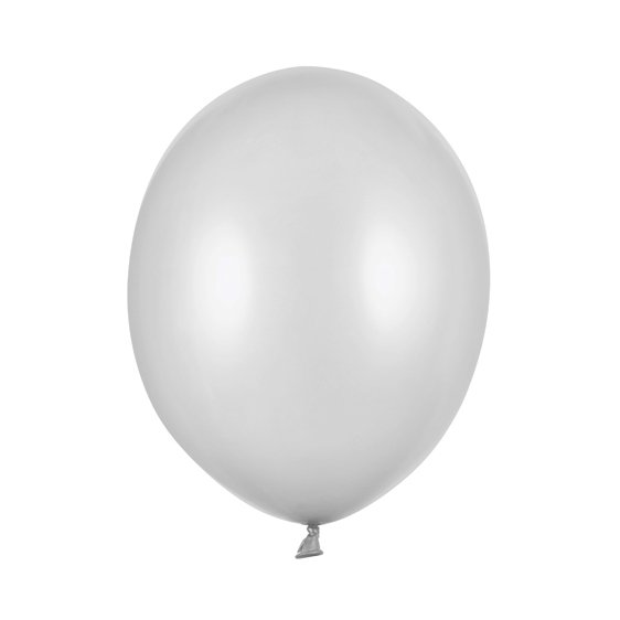 Ballonger - Metalliske - Sølv - 100-pakning Ballonger - Metalliske - Sølv - 100-pakning
