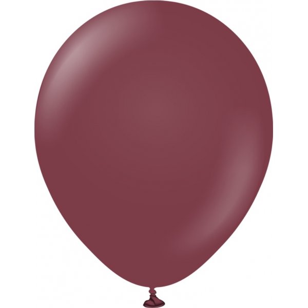 Ballonger ensfarget - Premium 45 cm - Burgunder Ballonger ensfarget - Premium 45 cm - Burgunder
