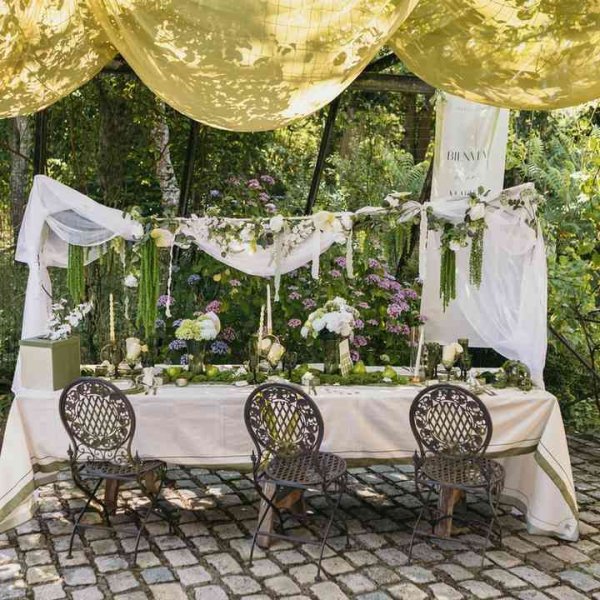 Girlander - Blomster - 1,80 m