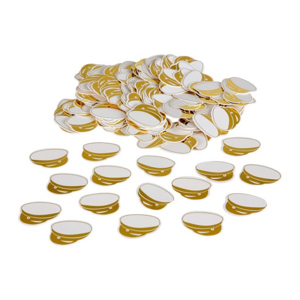 Konfetti - Avgangsluer - Gull