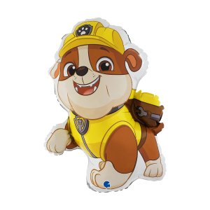 Folieballong - Paw Patrol - Rubble - Form - 65 cm Folieballong - Paw Patrol - Rubble - Form - 65 cm