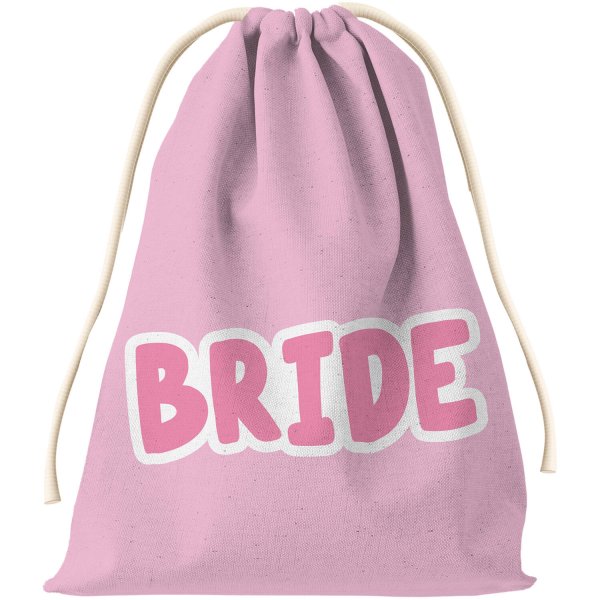 Gavepose til brud - Rosa/hvit Gavepose til brud - Rosa/hvit