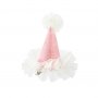 Partyhatt - Mini - Rosa glitter