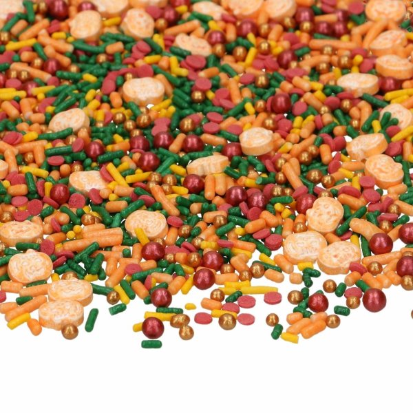 Sprinkles - 3D Sprinkles Medley Gresskar Glød - 70 g Sprinkles - 3D Sprinkles Medley Gresskar Glød - 70 g