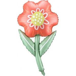 Folieballong - Blomst - 53x96 cm