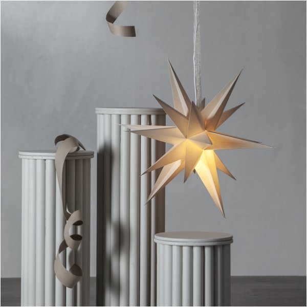 Julestjerne - Desember 55 cm - Beige Julestjerne - Desember 55 cm - Beige