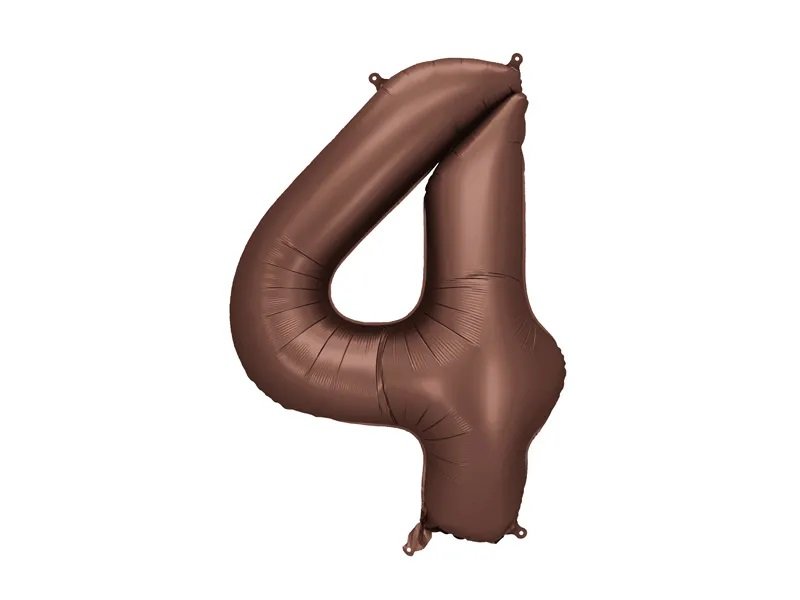 Tallballong – Mokka – 86 cm – Nummer: 4 – Tallballonger, Ballonger