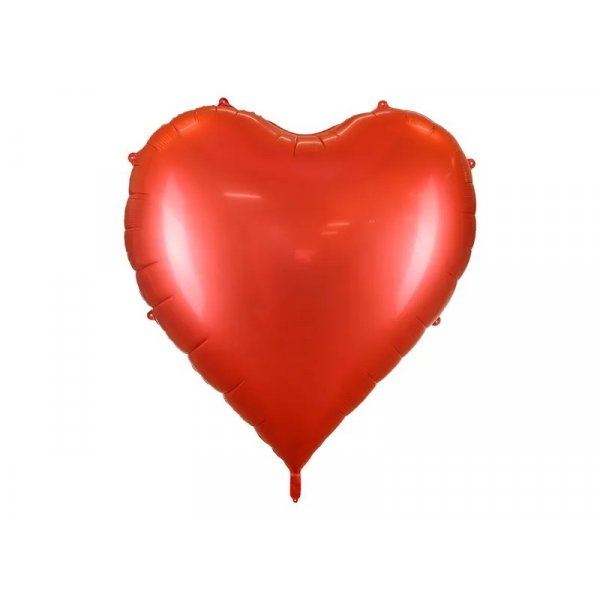 Folieballong - Hjerte - XXL - 136 x 129 cm