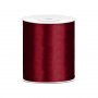 Satengbånd - 25 m - Vinrødt - Bredde: 100 mm