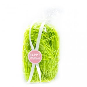 Sukkerpynt - Happy Sprinkles - Easter Grass Green - 50 g luksusemballasje