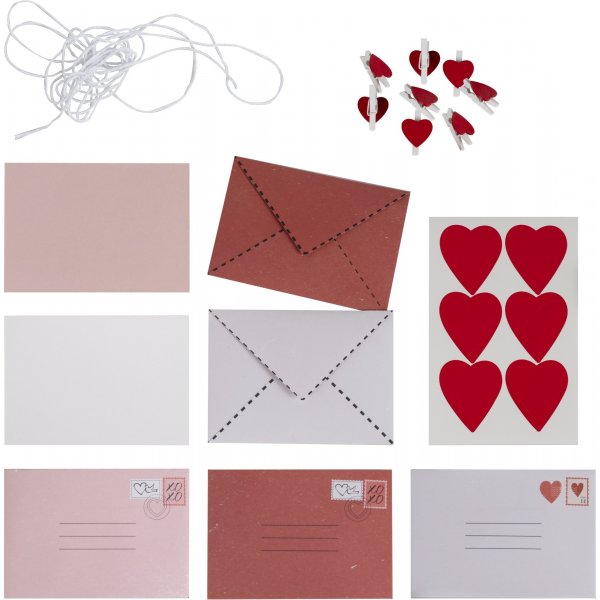 Banner med kjærlighetsbrev Banner med kjærlighetsbrev