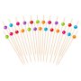 Snackpinner/Drikkepinner - Blandede farger - 12 cm - 25 stk Snackpinner/Drikkepinner - Blandede farger - 12 cm - 25 stk
