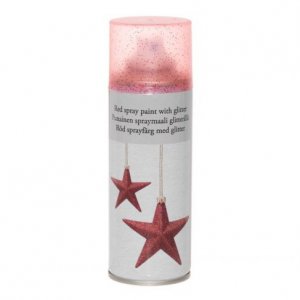 Glitterspray - Rød Glitterspray - Rød