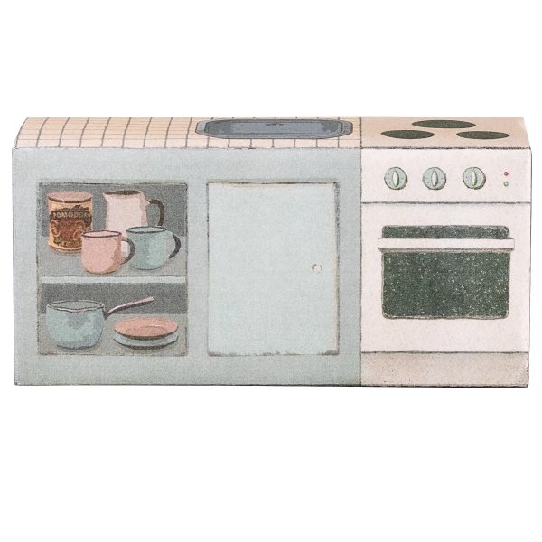 Komfyr og kjkkenbenk - Maileg