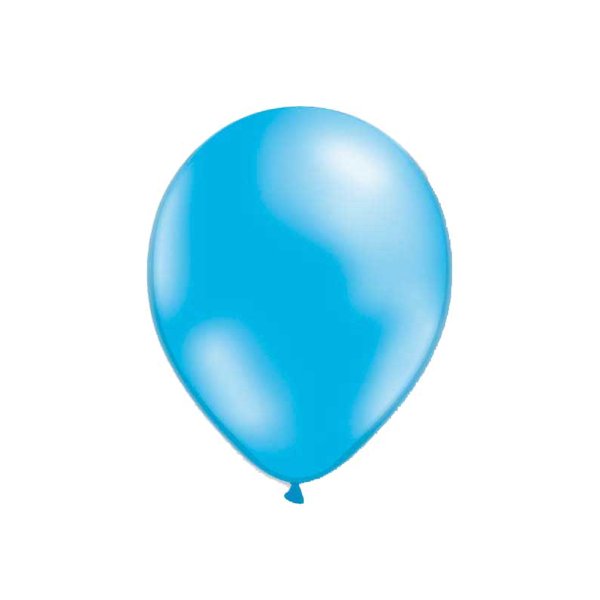 Ballonger - Metalliske - Lyseblå - 10-pakning Ballonger - Metalliske - Lyseblå - 10-pakning