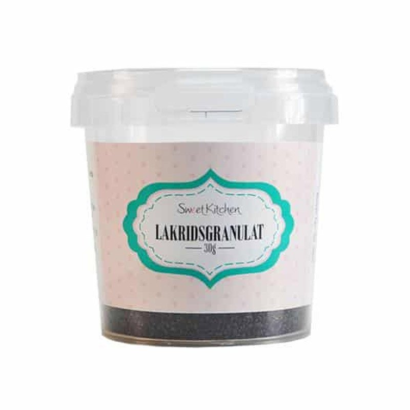 Lakrisgranulat - SweetKitchen - 30g - Andre ingredienser