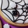 Str�blanding - Svart/Hvit - Halloween - Edderkopper - PME - 25 g
