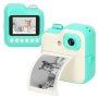 Instantkamera med termisk skriver 24MP 32GB SD-kort gr�nn - inkl. 3 papirruller