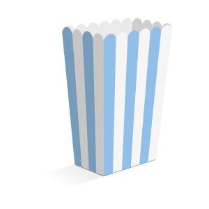 Snackbokser - Bl� - 6,3 � 4,4 � 13,5 cm - 8-pakning