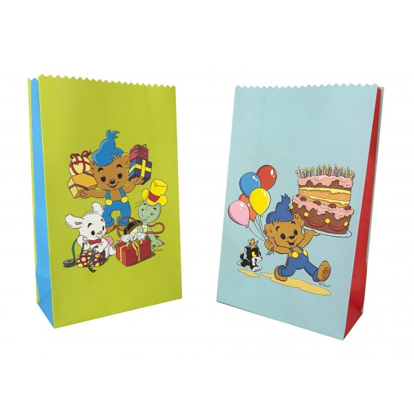 Godteripose 12x20cm - 8stk - Bamse Kalas Godteripose 12x20cm - 8stk - Bamse Kalas