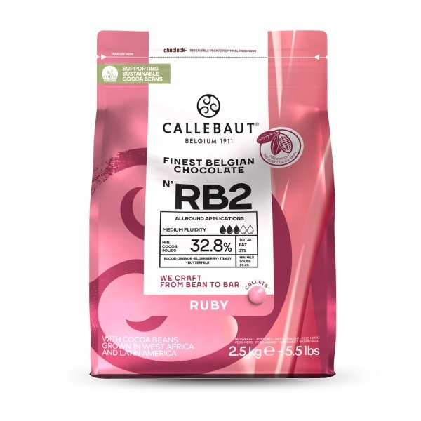 Rubin sjokolade RB2 - 400 g - Callebaut