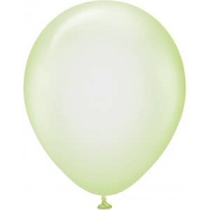 Ballonger ensfargede - Premium 30 cm - Grnn Ren Krystall