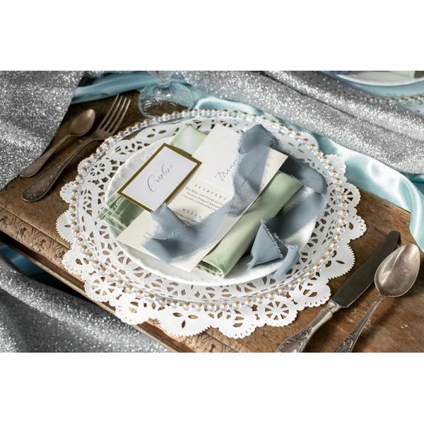 Stoffservietter - 25 stk - 35x35 cm - Salvie