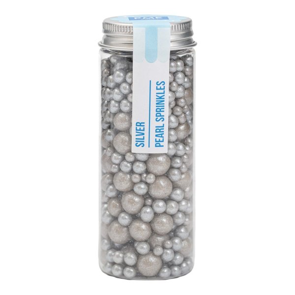 Sukkerperler - Sivler - Blandede størrelser - PME - 74 g Sukkerperler - Sivler - Blandede størrelser - PME - 74 g