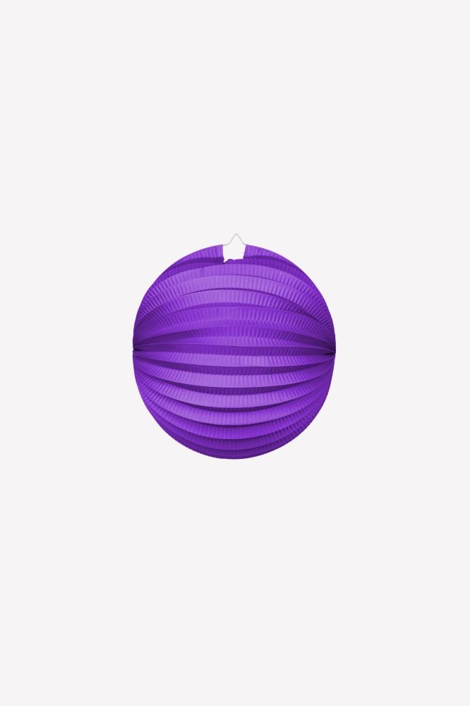 Lanterne – Papir – Lilla – 25 cm – Lamper og lykter til bryllup, Bryllupsdekorasjoner